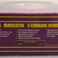 MTH 20-4107 O Santa Fe 70' Madison Combine/Diner Passenger Car Set (Set of 2) VG/Box