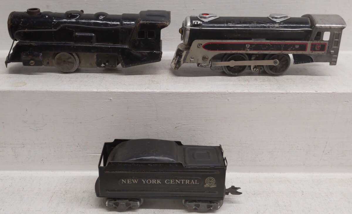 Marx O Gauge Vintage Locomotives & Tender; 999, [3]