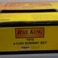 MTH 30-2211-0 O MTA R-17 Subway Set with Loco-Sound (Set of 4) LN/Box