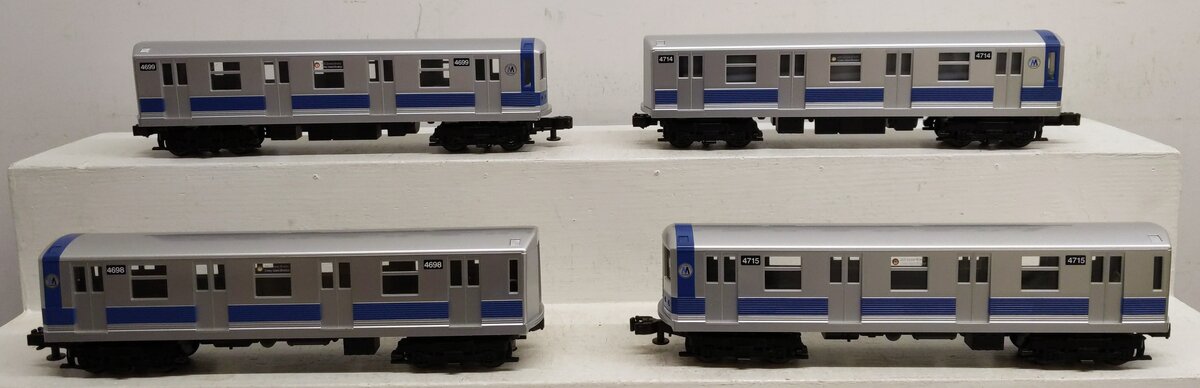 MTH 30-2211-0 O MTA R-17 Subway Set with Loco-Sound (Set of 4) LN/Box