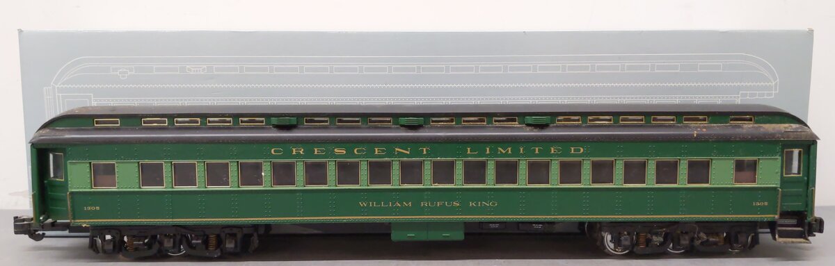Aristo-Craft 31305 G Scale Southern Crescent Coach Car w/Metal Wheels EX/Box