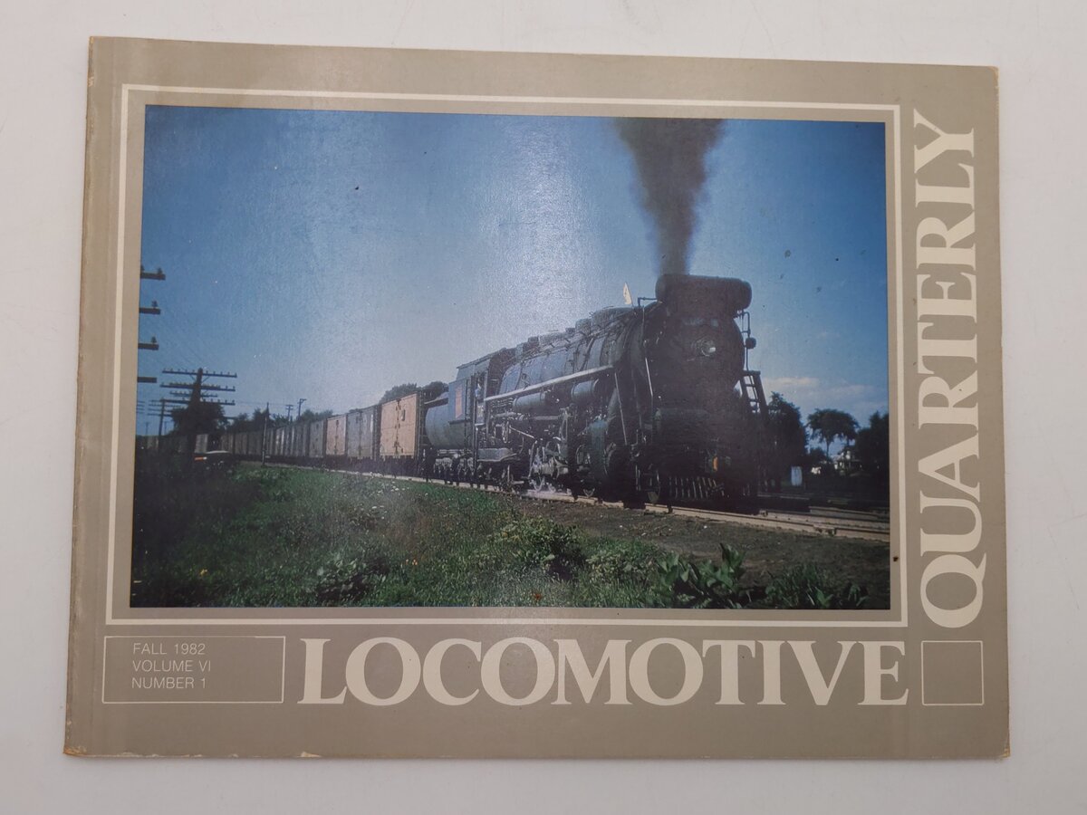 Locomotive Quarterly Fall 1982 Vol.VI No.1 Paperback Book By Jack W. Jarrell EX