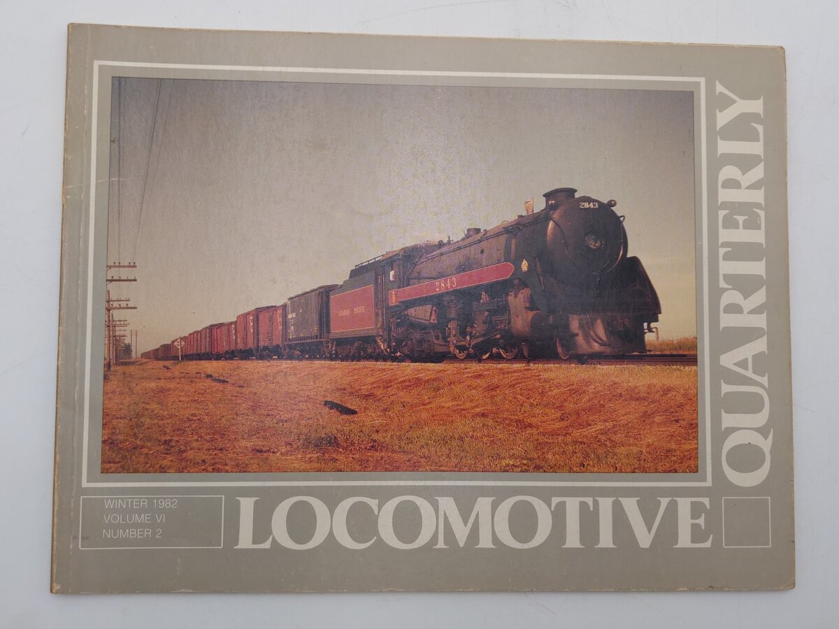 Locomotive Quarterly Winter 1982 Vo.VI No.2 Paperback Book By Jack W. Jarrell EX