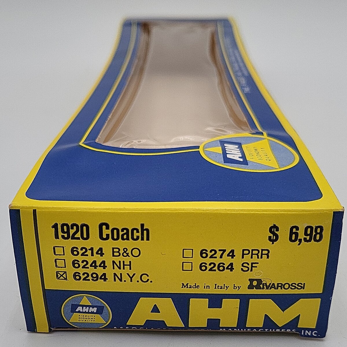 AHM 6294 HO Scale New York Central Coach #1966 LN/Box