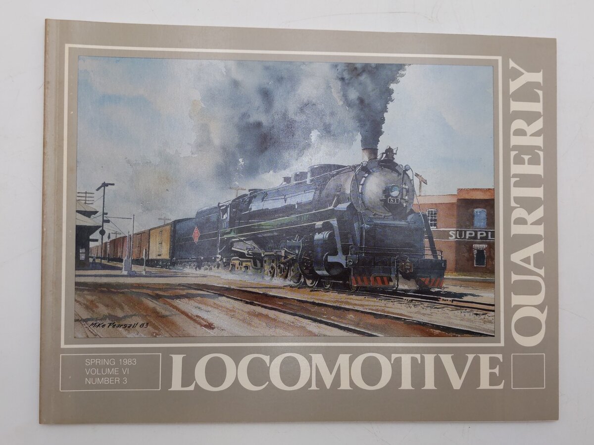 Locomotive Quarterly Spring 1983 Vol.VI No.3 Paperback Book By Jack W. Jarrell EX