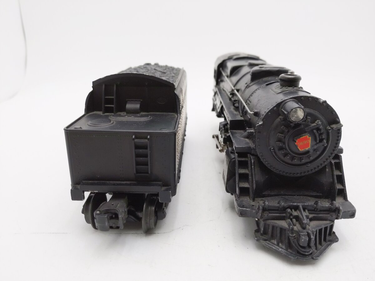 Lionel 2035 Vintage O 2-6-4 Die-Cast Postwar Steam Locomotive with 6466W Tender EX