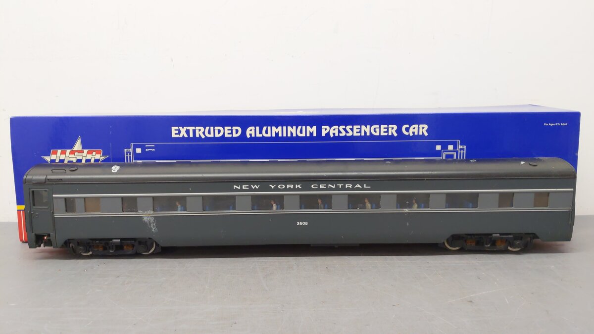 USA Trains R31031 G Scale New York Central Aluminum Coach VG/Box