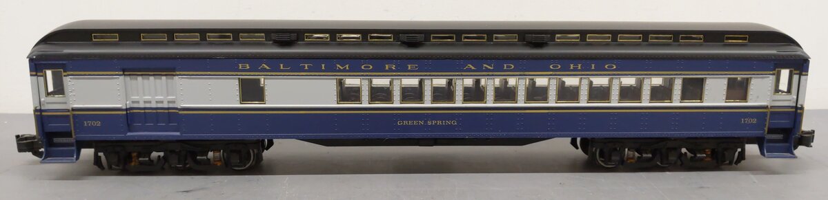 Aristo-Craft 31702 G B&O "Green Spring" Combine Car (Metal Wheels) VG