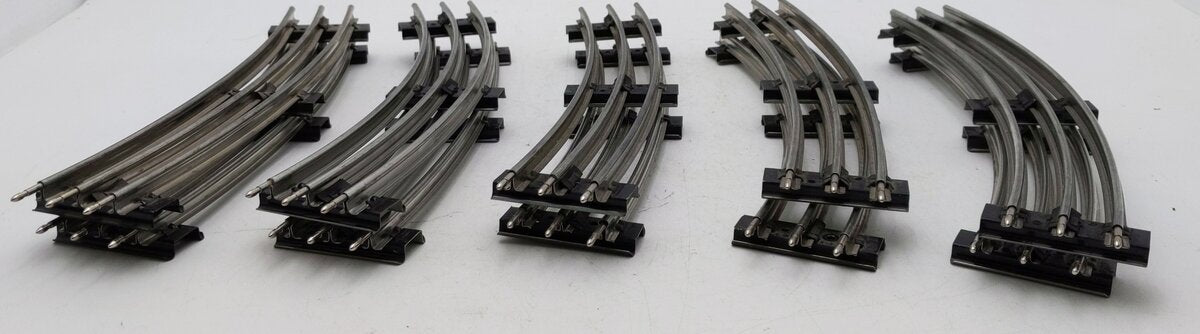 Lionel 6-65501 O Gauge Tubular 31" Diameter Curved Track (10) VG