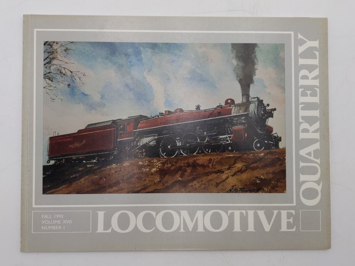 Locomotive Quarterly Fall 1993 Vol.XVII No.1 Paperback Book By Jack W. Jarrell EX