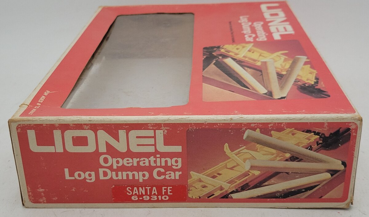 Lionel 6-9310 AT&SF Operating Log Dump Car EX/Box