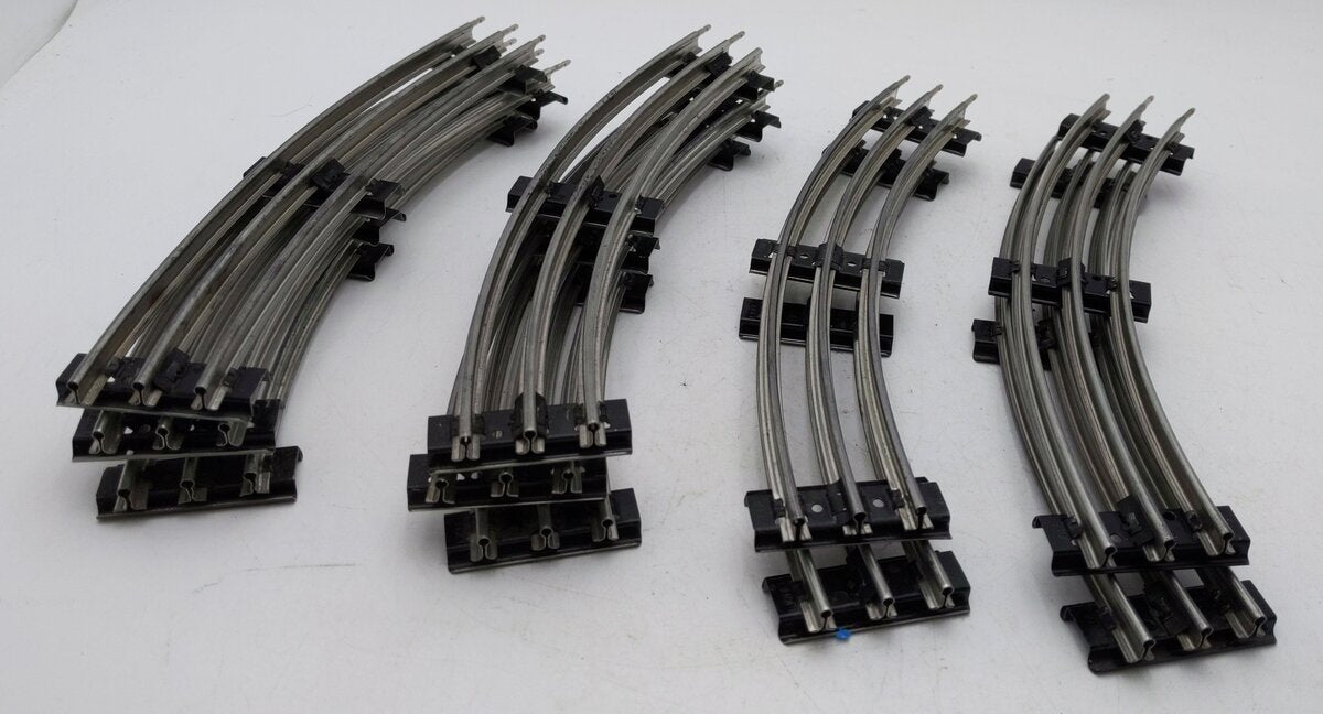 Lionel 6-65501 O Gauge Tubular 31" Diameter Curved Track (10) VG