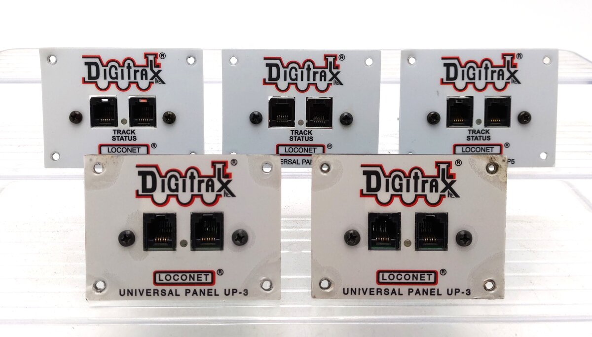 Digitrax Loconet Universal Panels & Receivers: UP3, UP5 [5] EX