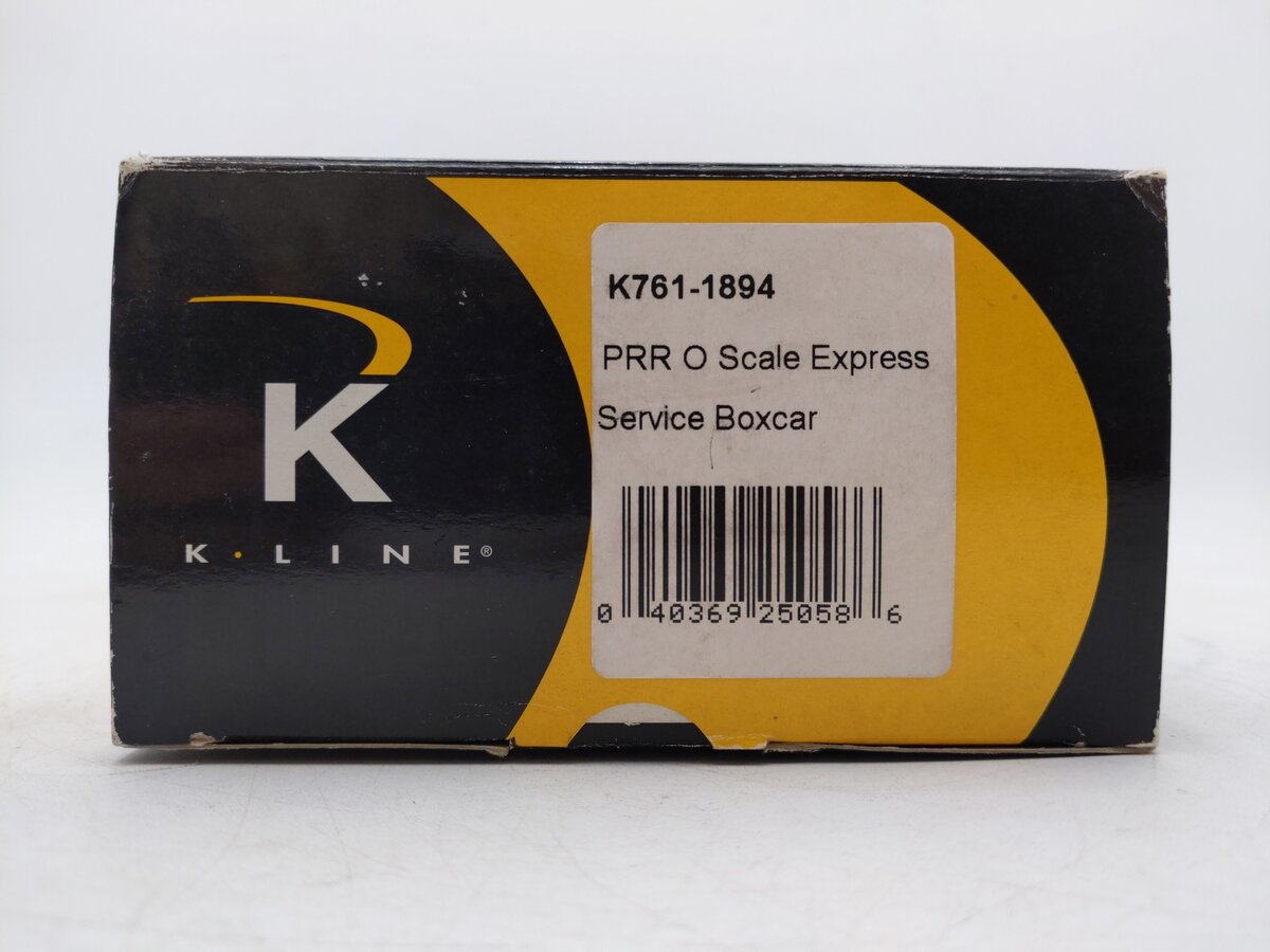 K-Line K761-1894 O Gauge Pennsylvania Railroad Express Service Boxcar #2540 EX/Box