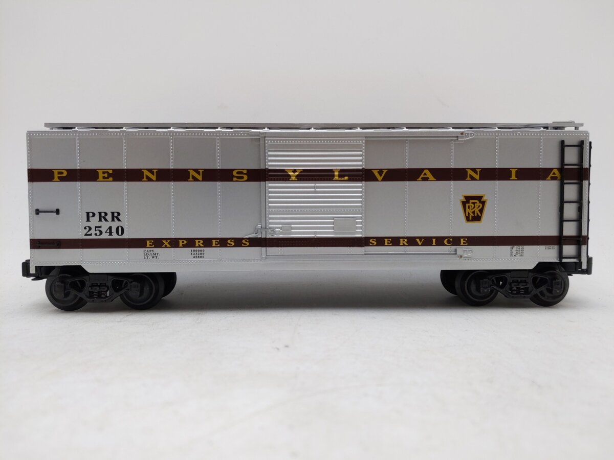 K-Line K761-1894 O Gauge Pennsylvania Railroad Express Service Boxcar #2540 EX/Box