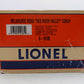 Lionel 6-19185 O Gauge Milwaukee Red River Valley Aluminum Coach #194 EX/Box
