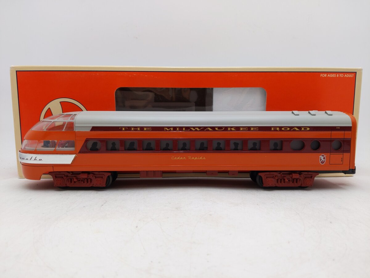 Lionel 6-19187 O Gauge Milwaukee Rd. Cedar Rapids Observation #186 EX/Box