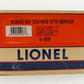 Lionel 6-19187 O Gauge Milwaukee Rd. Cedar Rapids Observation #186 EX/Box