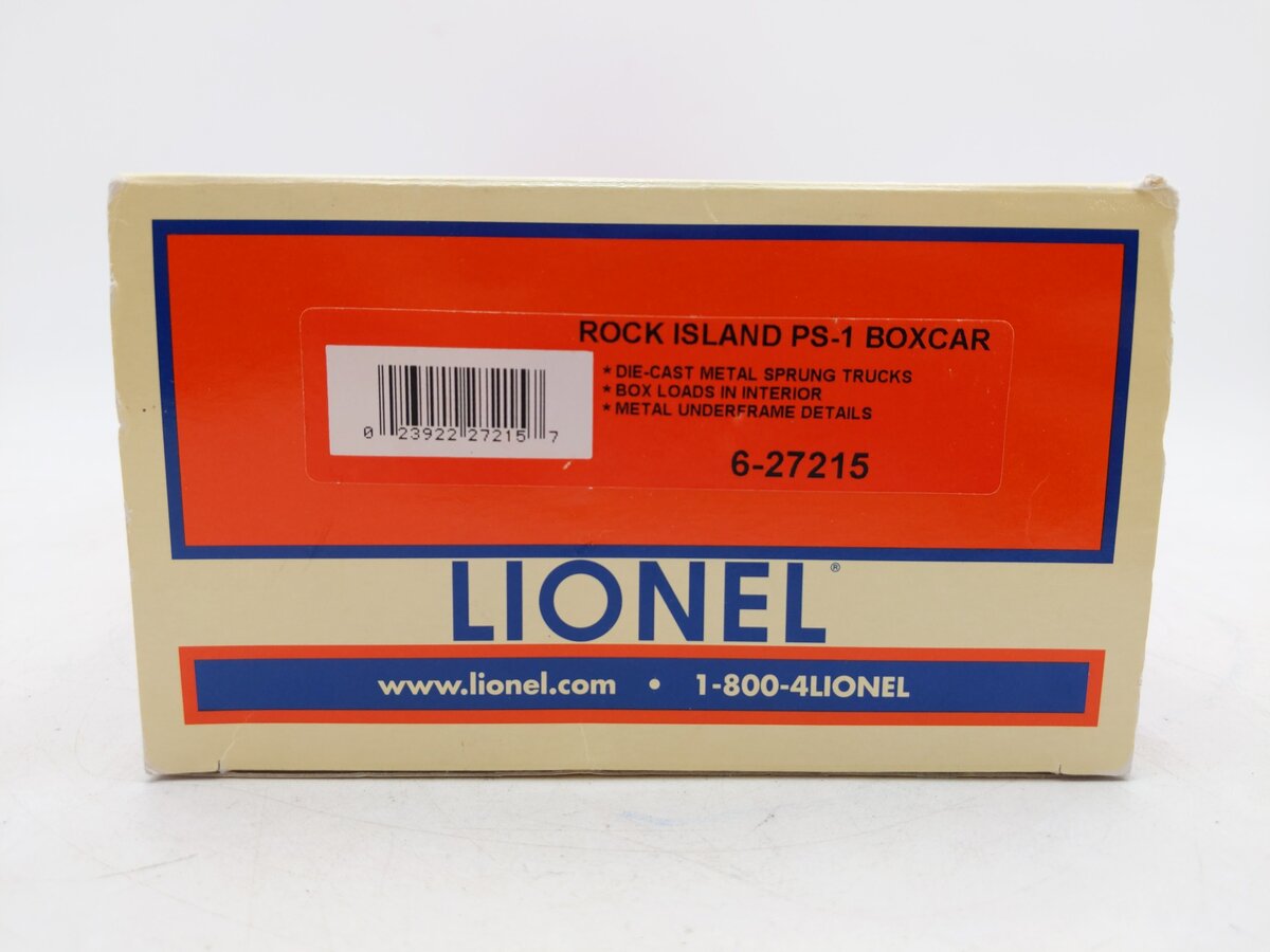 Lionel 6-27215 O Gauge Rock Island PS-1 Boxcar EX/Box