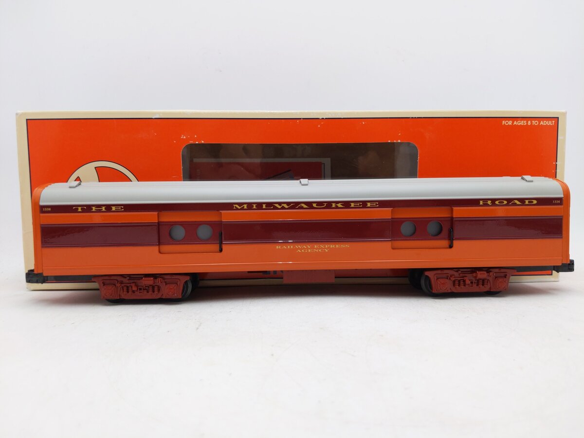 Lionel 6-19188 O Gauge Milwaukee Road Aluminum Baggage Car #1336 LN/Box