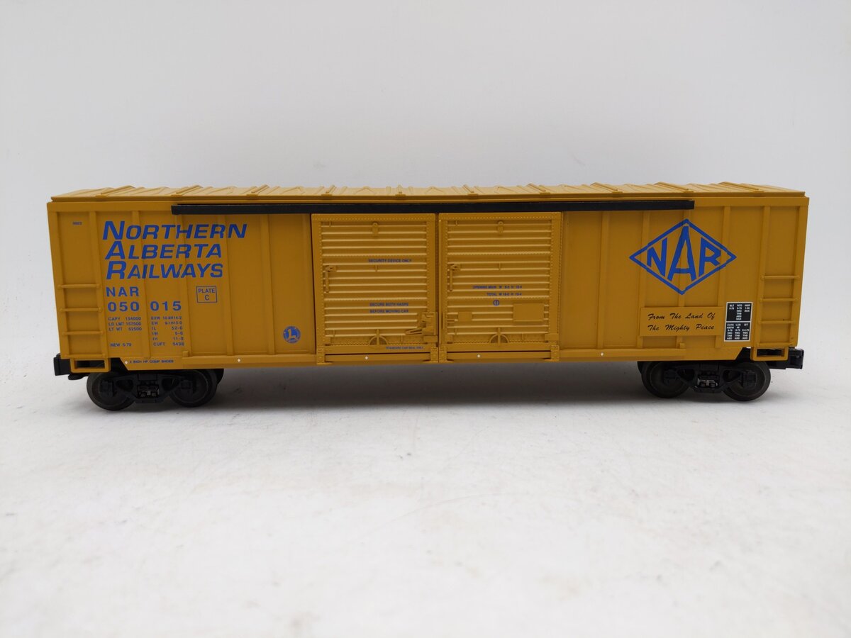 Lionel 6-52245 LCAC Northern Alberta Railway - NAR - Double Door Box Car EX/Box