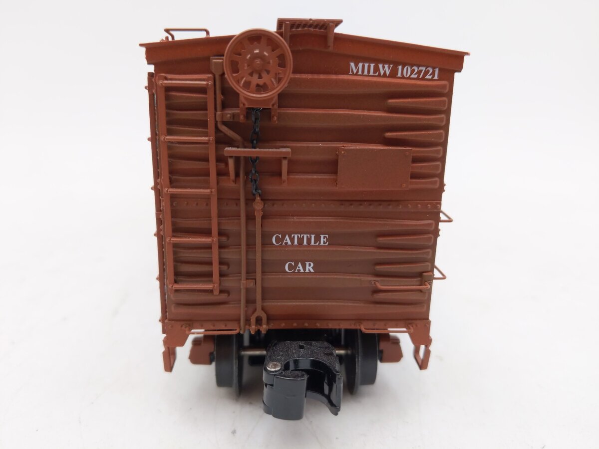 Lionel 6-52458 O Gauge Milwaukee Road Stock Car #102721 EX/Box