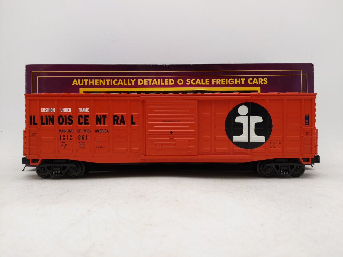 MTH 20-93337 Illinois Central 50' Waffle Box Car #12981 EX/Box