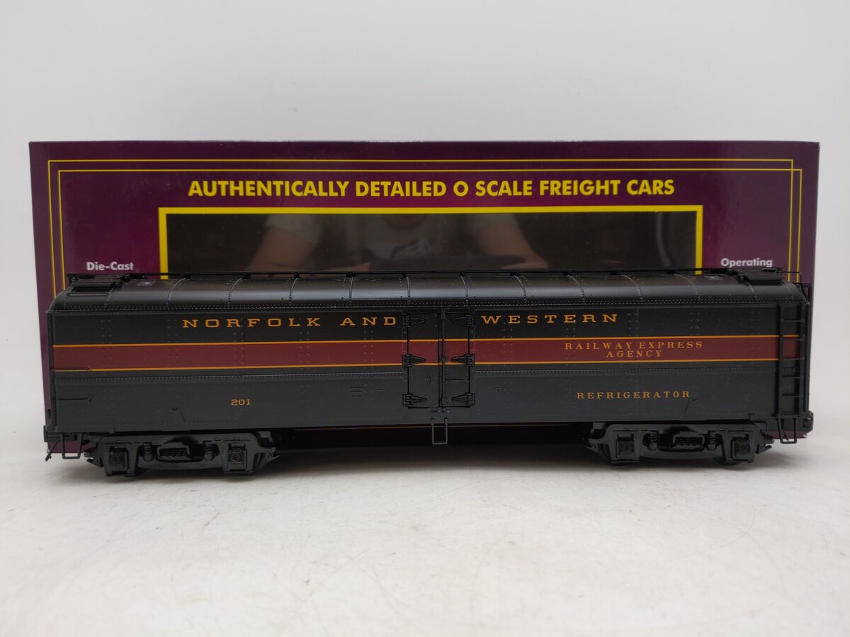 MTH 20-94781 O Norfolk & Western R50B Express Reefer Car #201 EX/Box