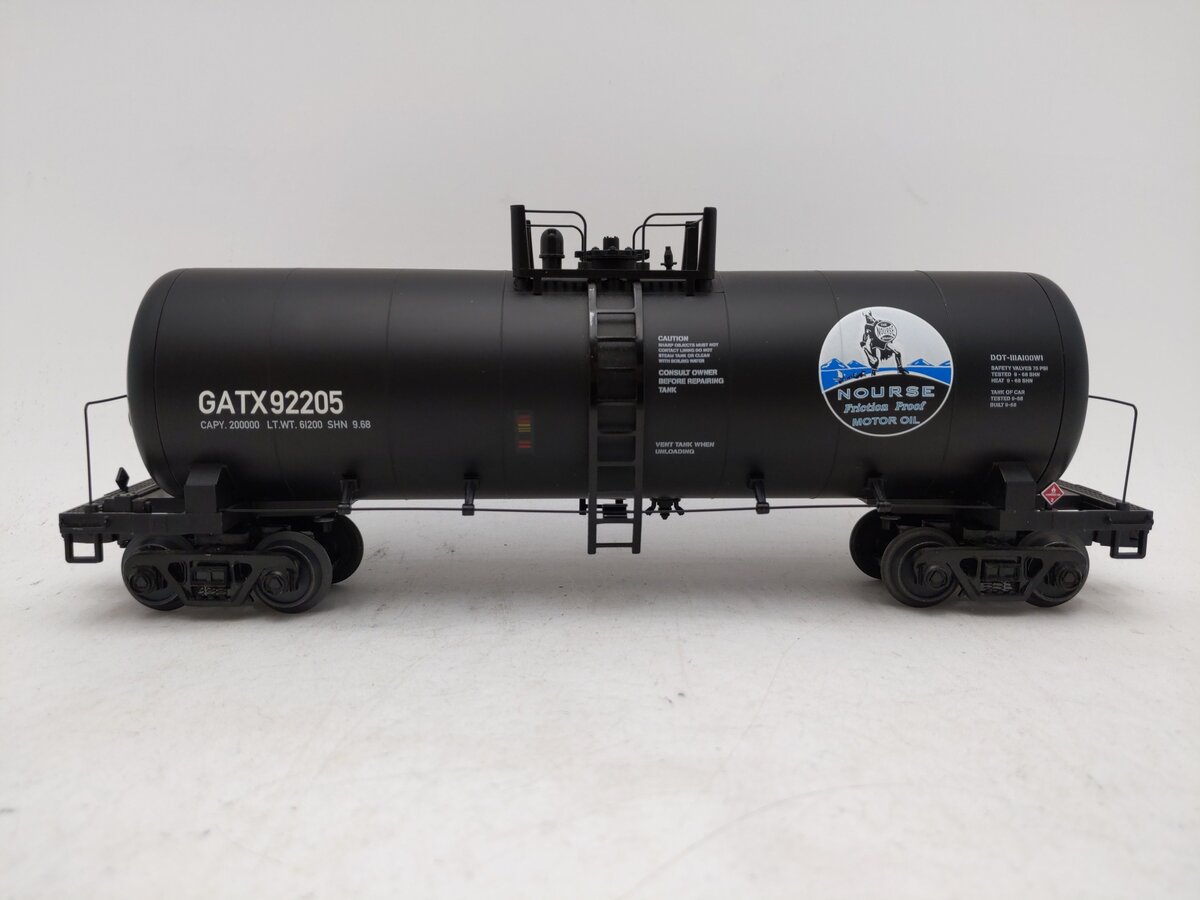 MTH 20-96269 O Nourse Motor Oil Tank Car #92205 EX/Box