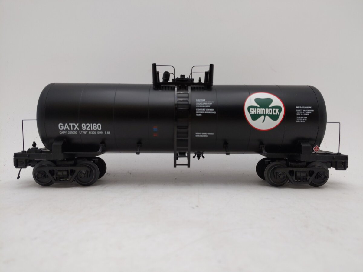 MTH 20-96719 O Gauge Shamrock Oil & Gas Tank Car #92180 EX/Box