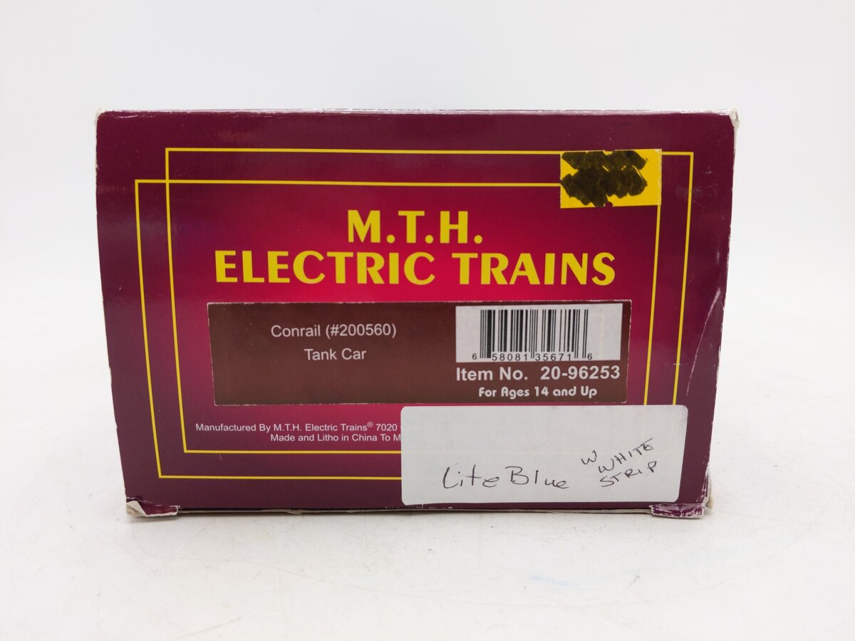 MTH 20-96253 O Conrail Tank Car #200560 EX/Box