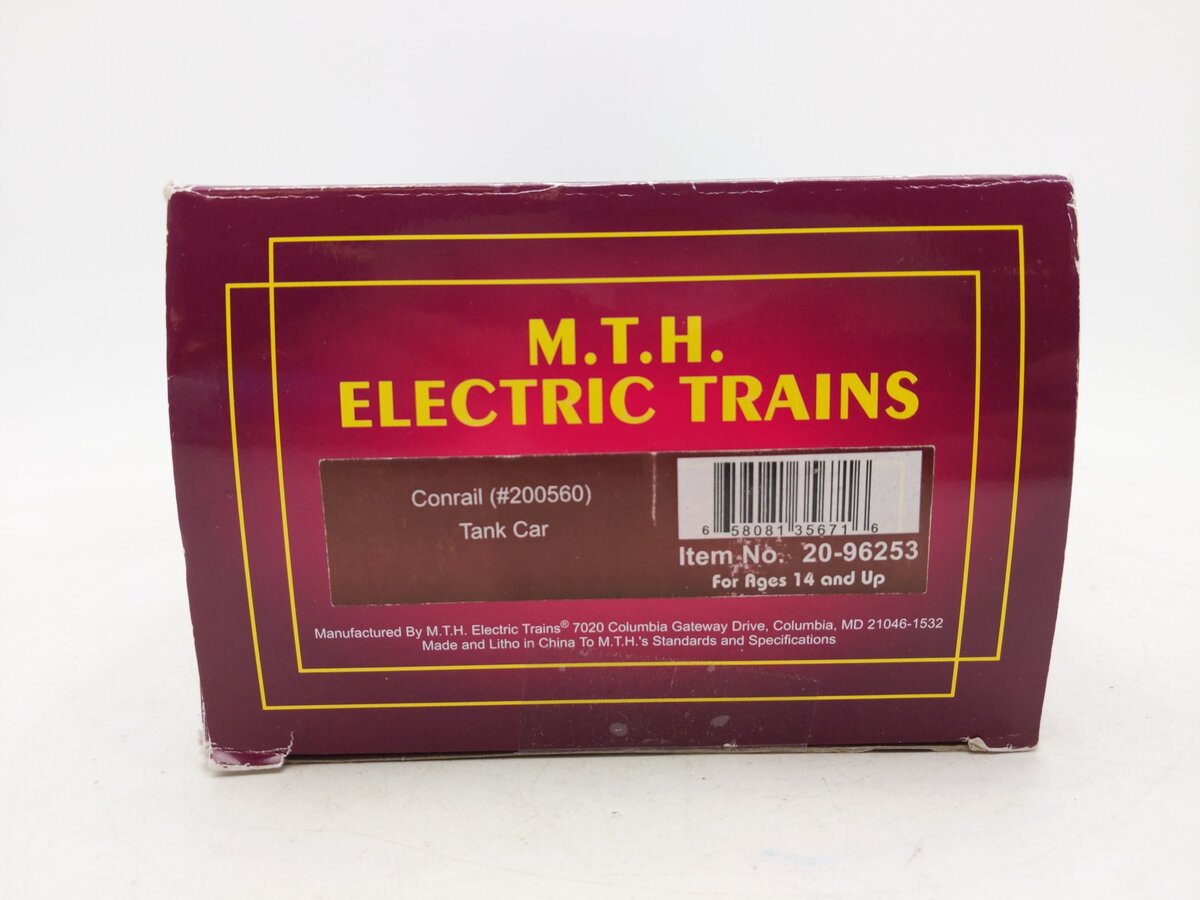 MTH 20-96253 O Conrail Tank Car #200560 EX/Box