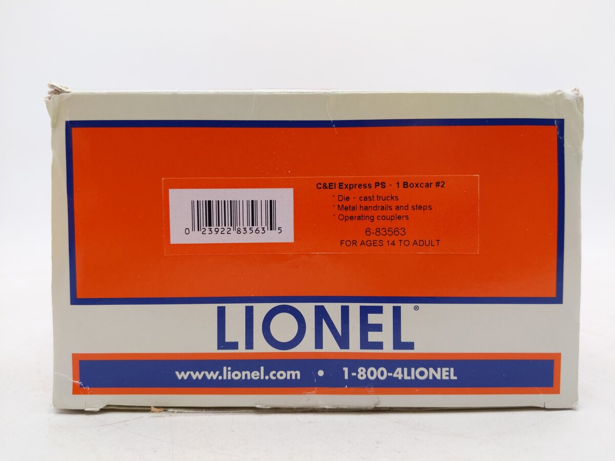 Lionel 6-83563 Chicago & Eastern Illinois PS-1 Express Boxcar #2 EX/Box