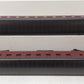MTH 20-64264 O Norfolk & Western 70' Streamlined Sleeper/Diner Passenger Set (2) EX/Box