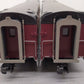 MTH 20-64264 O Norfolk & Western 70' Streamlined Sleeper/Diner Passenger Set (2) EX/Box