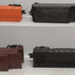 Lionel O Vintage Cars Tender & Marx Bumper: 6032, 6037, 6066T, 6034, 0605 [5] VG/Box