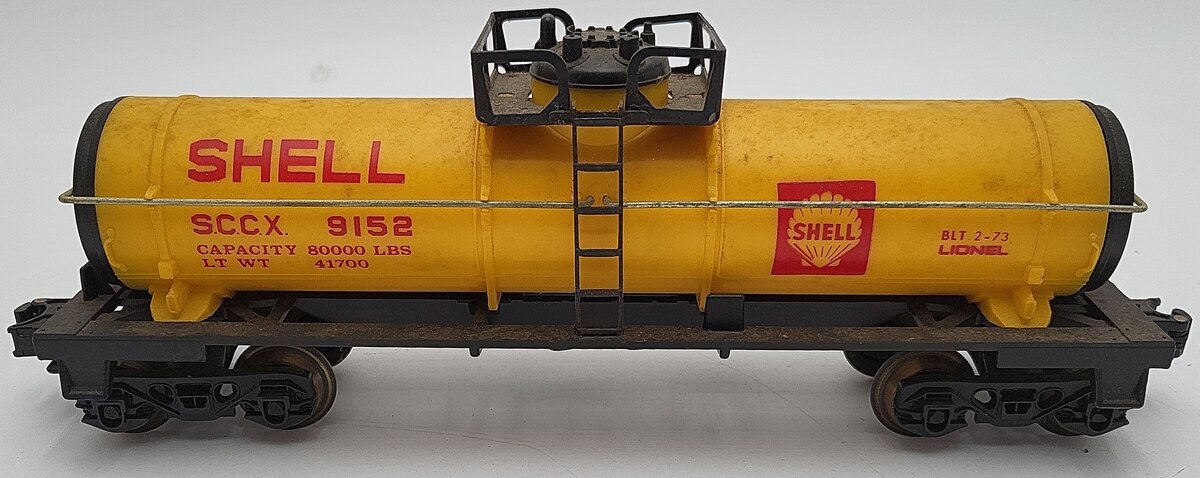 Lionel 6-9152 O Gauge Shell Single Dome Tank Car #9152 VG/Box