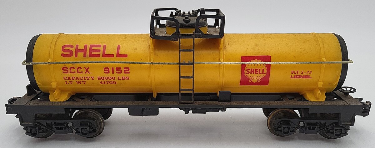 Lionel 6-9152 O Gauge Shell Single Dome Tank Car #9152 VG/Box