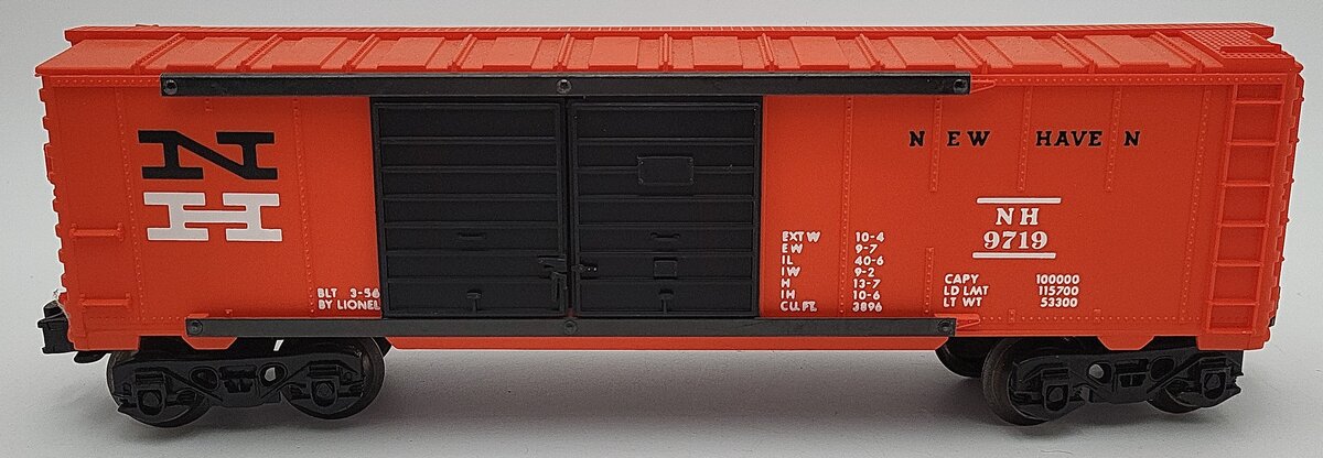 Lionel 6-9719 O Gauge New Haven Box Car VG/Box