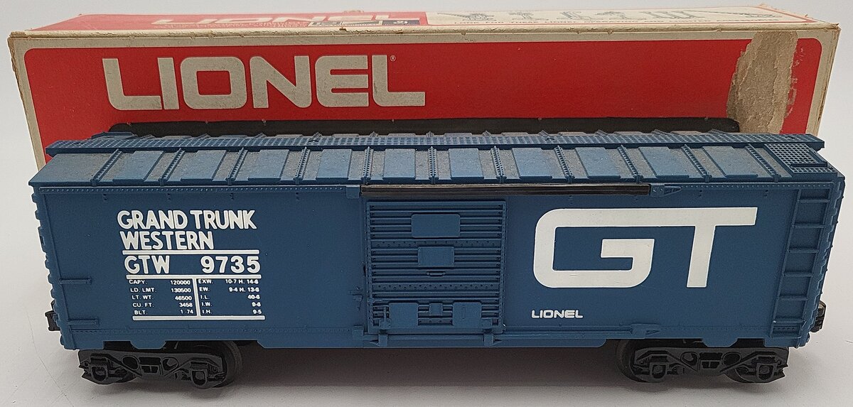 Lionel 6-9735 O Gauge Grand Trunk Boxcar VG/Box