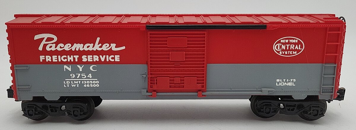 Lionel 6-9754 O Gauge New York Central Pacemaker Boxcar EX/Box
