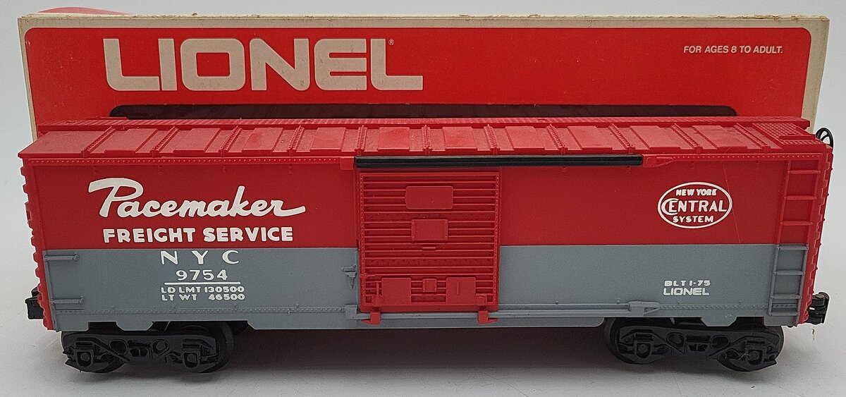 Lionel 6-9754 O Gauge New York Central Pacemaker Boxcar EX/Box