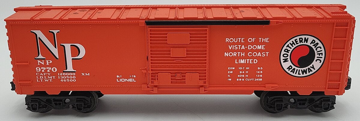 Lionel 6-9770 O Gauge Northern Pacific Boxcar #9770 EX/Box