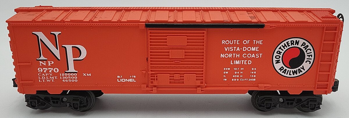 Lionel 6-9770 O Gauge Northern Pacific Boxcar #9770 EX/Box