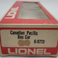 Lionel 6-9713 O Gauge Canadian Pacific Green Boxcar VG/Box