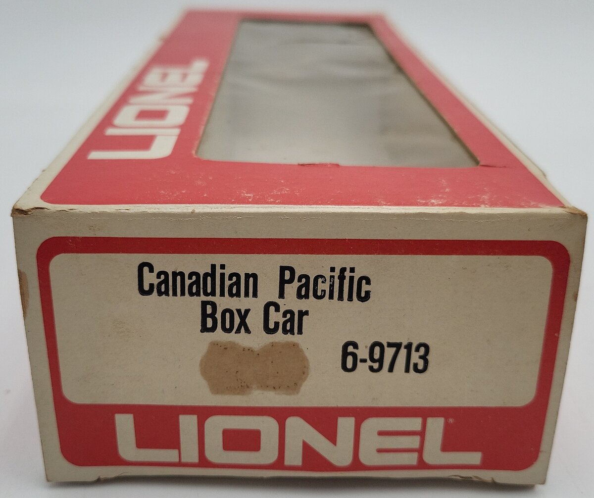 Lionel 6-9713 O Gauge Canadian Pacific Green Boxcar VG/Box