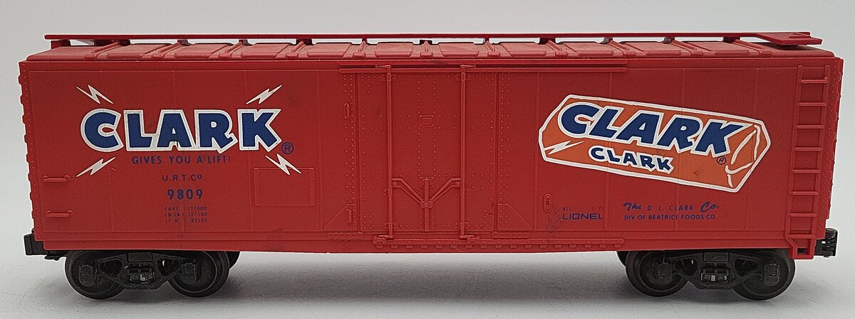 Lionel 6-9809 O Gauge Clark Reefer Car #9809 VG/Box