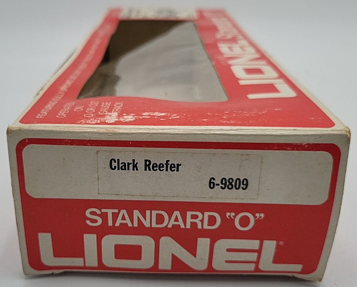 Lionel 6-9809 O Gauge Clark Reefer Car #9809 VG/Box