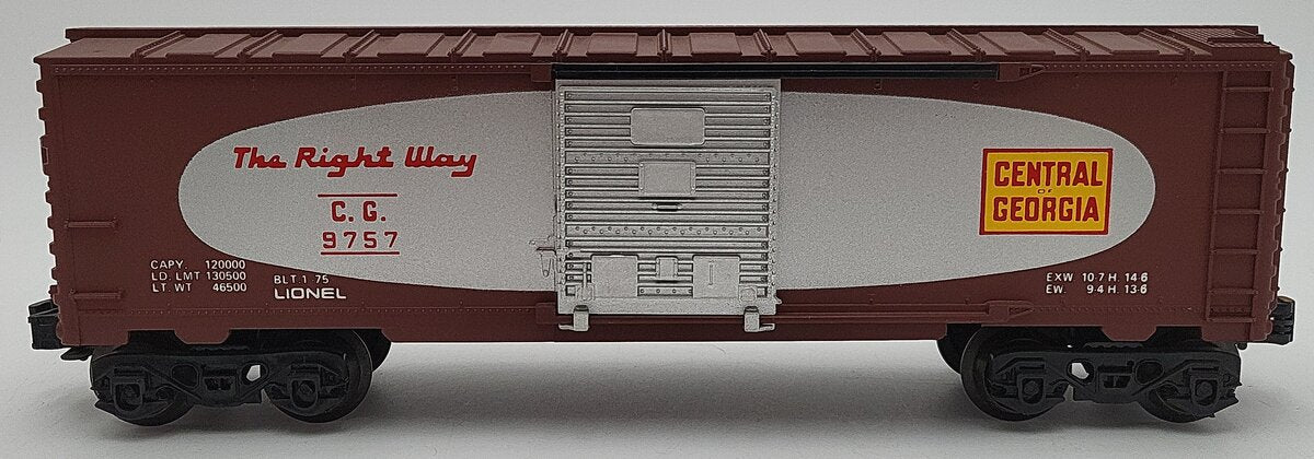 Lionel 6-9757 O Gauge Central of Georgia Boxcar VG/Box
