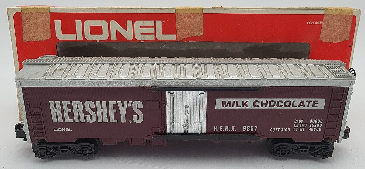 Lionel 6-9867 O Gauge Hershey's Chocolate Billboard Reefer Car #9867 VG/Box